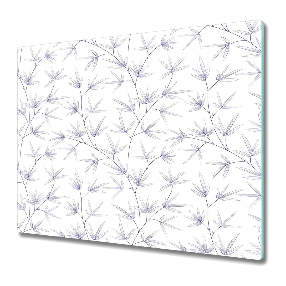 Deska Kuchenna z Printem 60x52 cm - Liść Sztuka nowoczesna