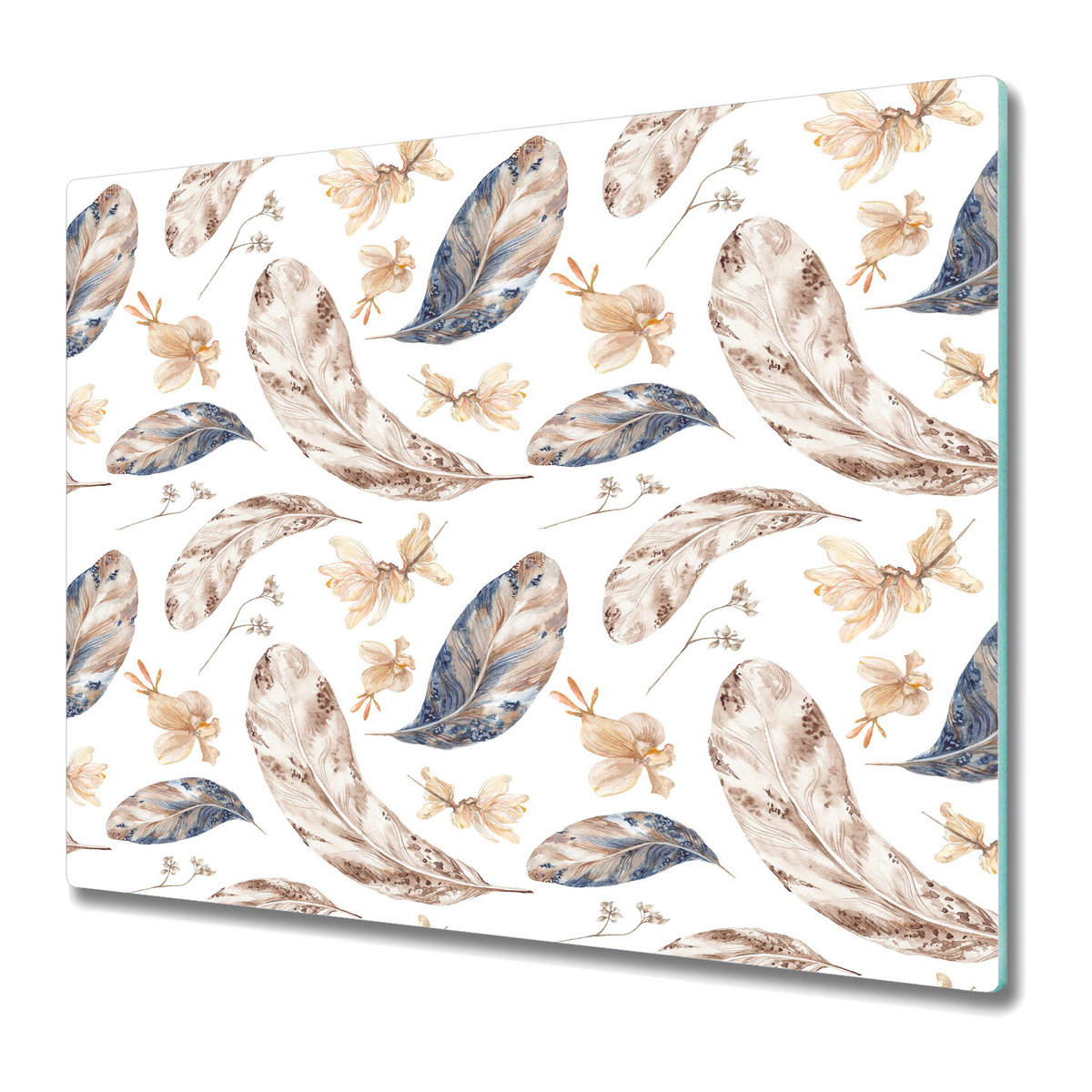 Szklane Deski Kuchenne z Unikalnymi Wzorami 60x52 cm - Spadające liście