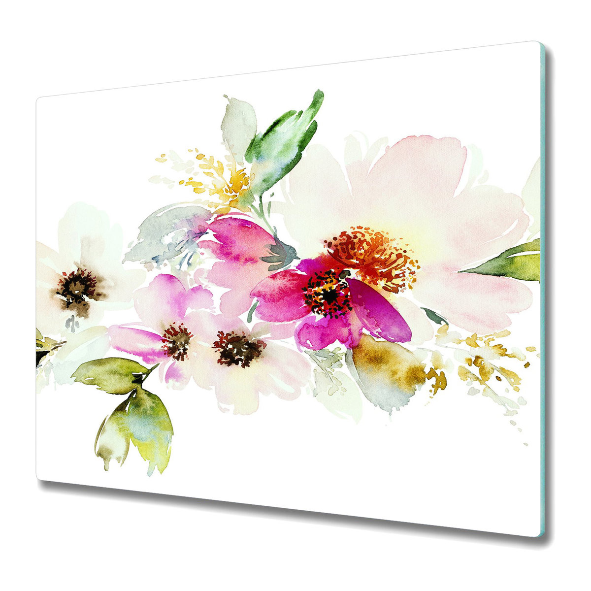 Deski Do Krojenia z Wyjątkowymi Detalami 60x52 cm - Bukiet kwiatów