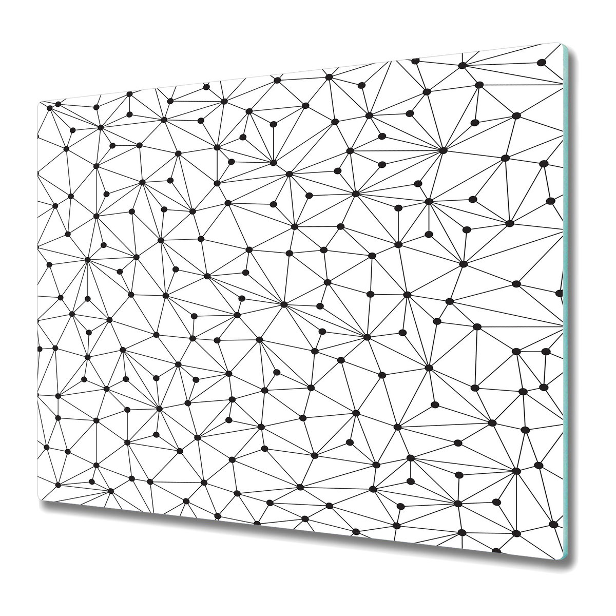 Deska Kuchenna z Printem 60x52 cm - Trójkąty i kropkami