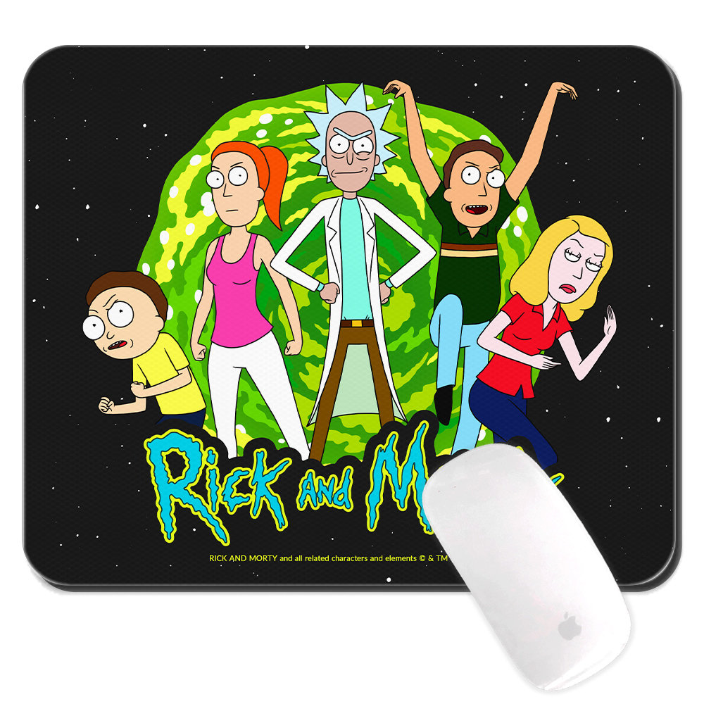 Zdjęcia - Podkładka pod myszkę A&D Podkładka pod mysz Rick and Morty wzór: Rick i Morty 026, 22x18cm 