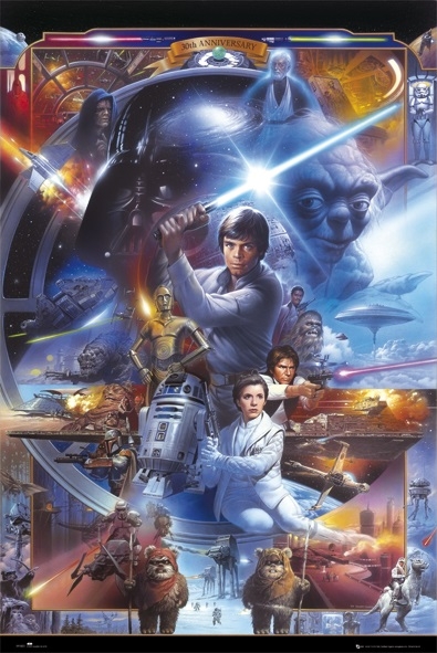 GBeye Star Wars (30-ta rocznica) - plakat FP1837