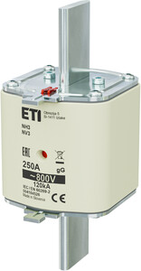Wkładka bezpiecznikowa - NH3 gG 250A/800V - zwłoczna