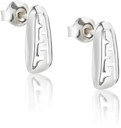 Delikatne kolczyki sztyfty srebrne