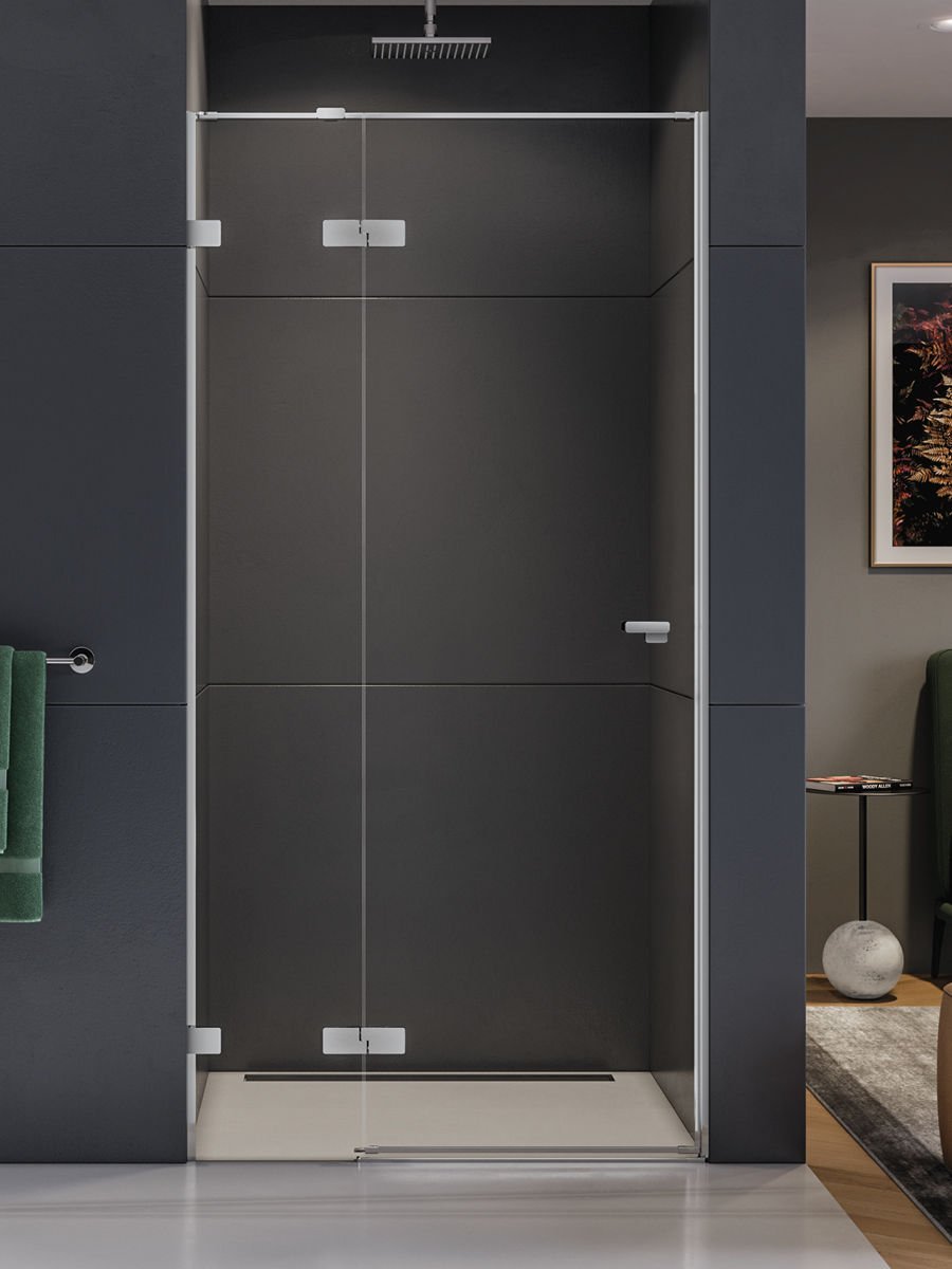 Drzwi prysznicowe New Trendy Eventa 100x200 wnękowe lewe chrom EXK-4454