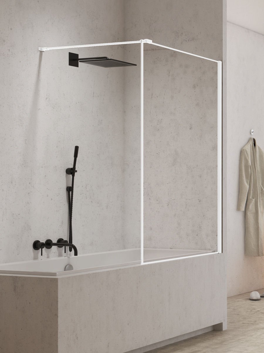 Parawan nawannowy New Trendy New Modus 50x150 uniwersalny biały EXK-2347-WP