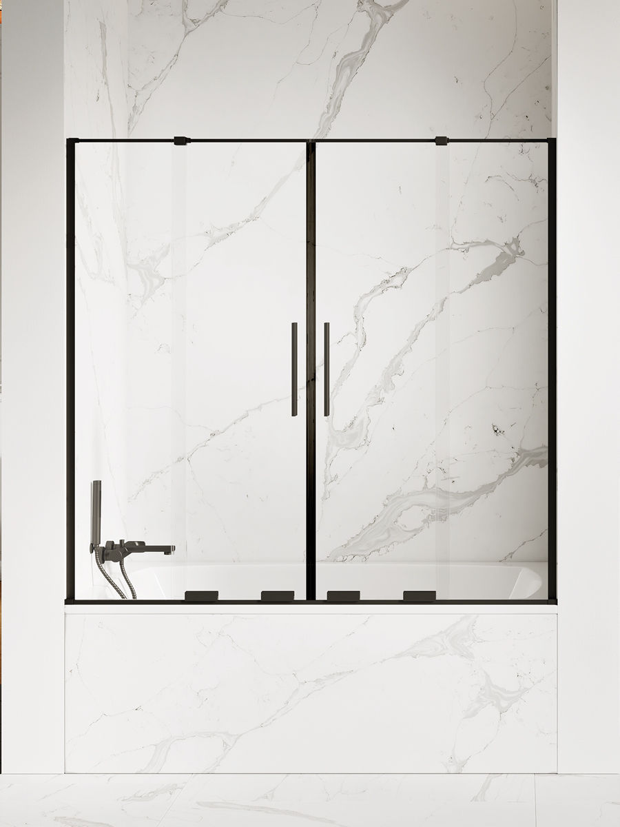 Parawan nawannowy New Trendy Smart 140x150 uniwersalny czarny EXK-4208