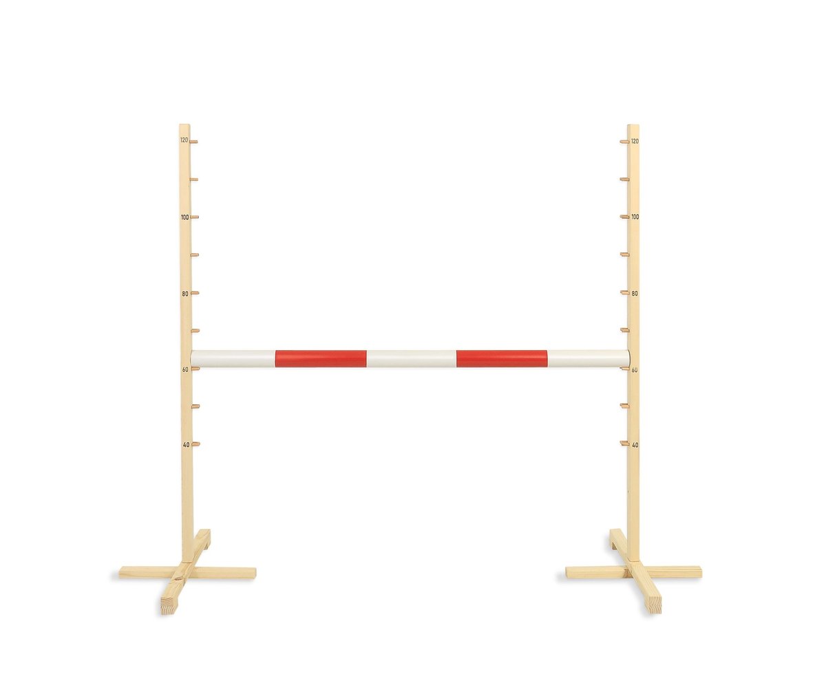 Przeszkoda Skokowa Do Hobby Horse 120Cm Belka 50Mm – Czerwona