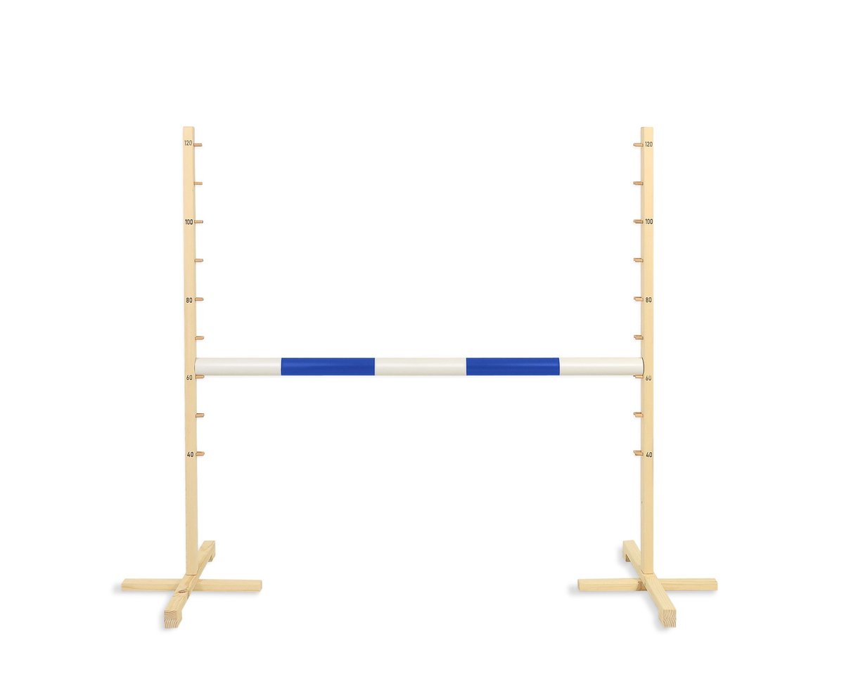 Przeszkoda Skokowa Do Hobby Horse 120Cm Belka 50Mm – Niebieska