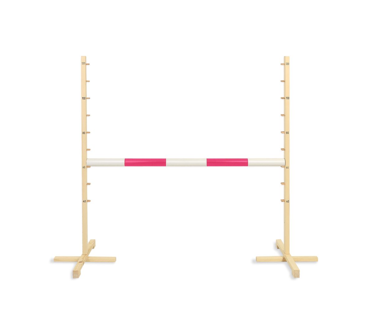 Przeszkoda Skokowa Do Hobby Horse 120Cm Belka 50Mm – Różowa