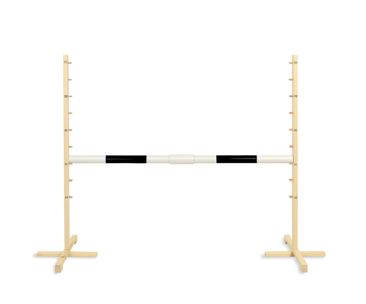 Przeszkoda Skokowa Do Hobby Horse 160Cm, H-120 Cm, Belka 50Mm – Czarna