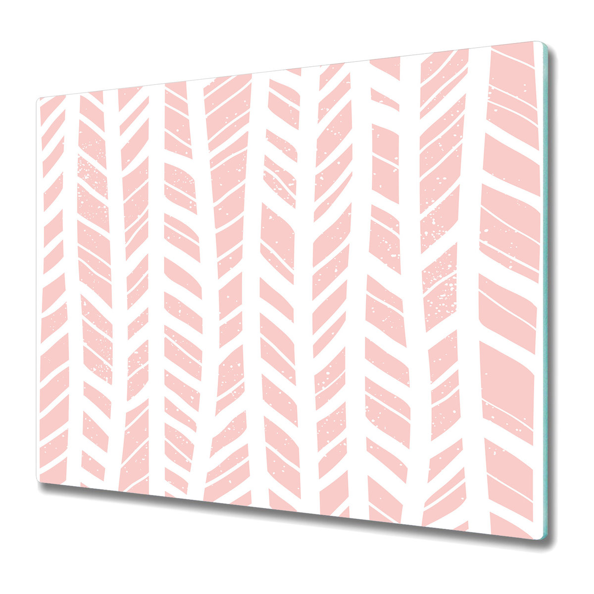 Funkcjonalna Deska Kuchenna - Osłona indukcji 60x52 cm - Wzór w jodełkę