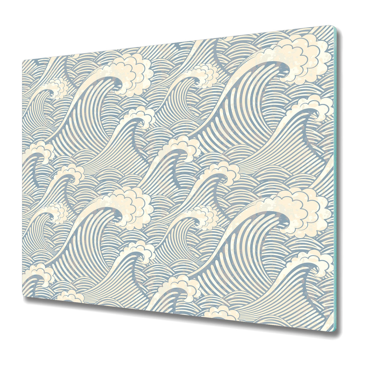 Dekoracyjna Deska Kuchenna ze Szkła 60x52 cm - Fale Ocean