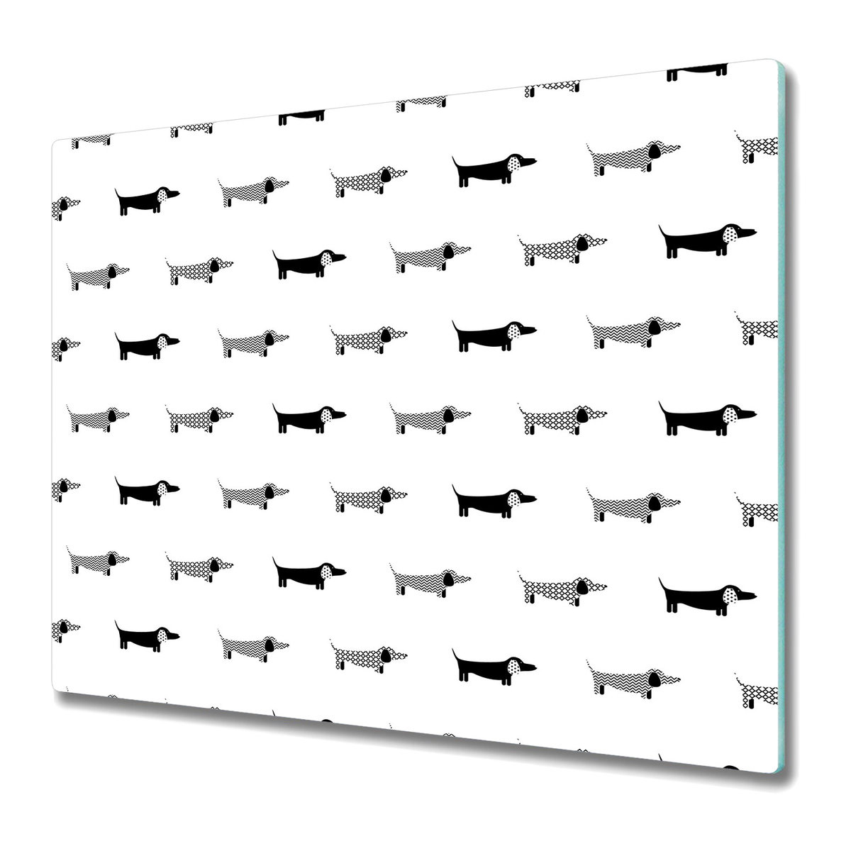 Deska Kuchenna ze Szkła Hartowanego 60x52 cm - Jamniki