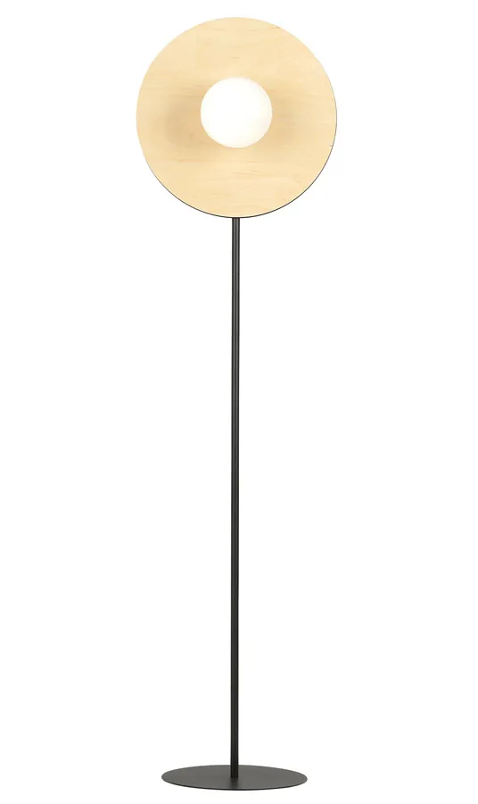 Nowoczesna loftowa lampa podłogowa opal - 24X D106 A4-P57