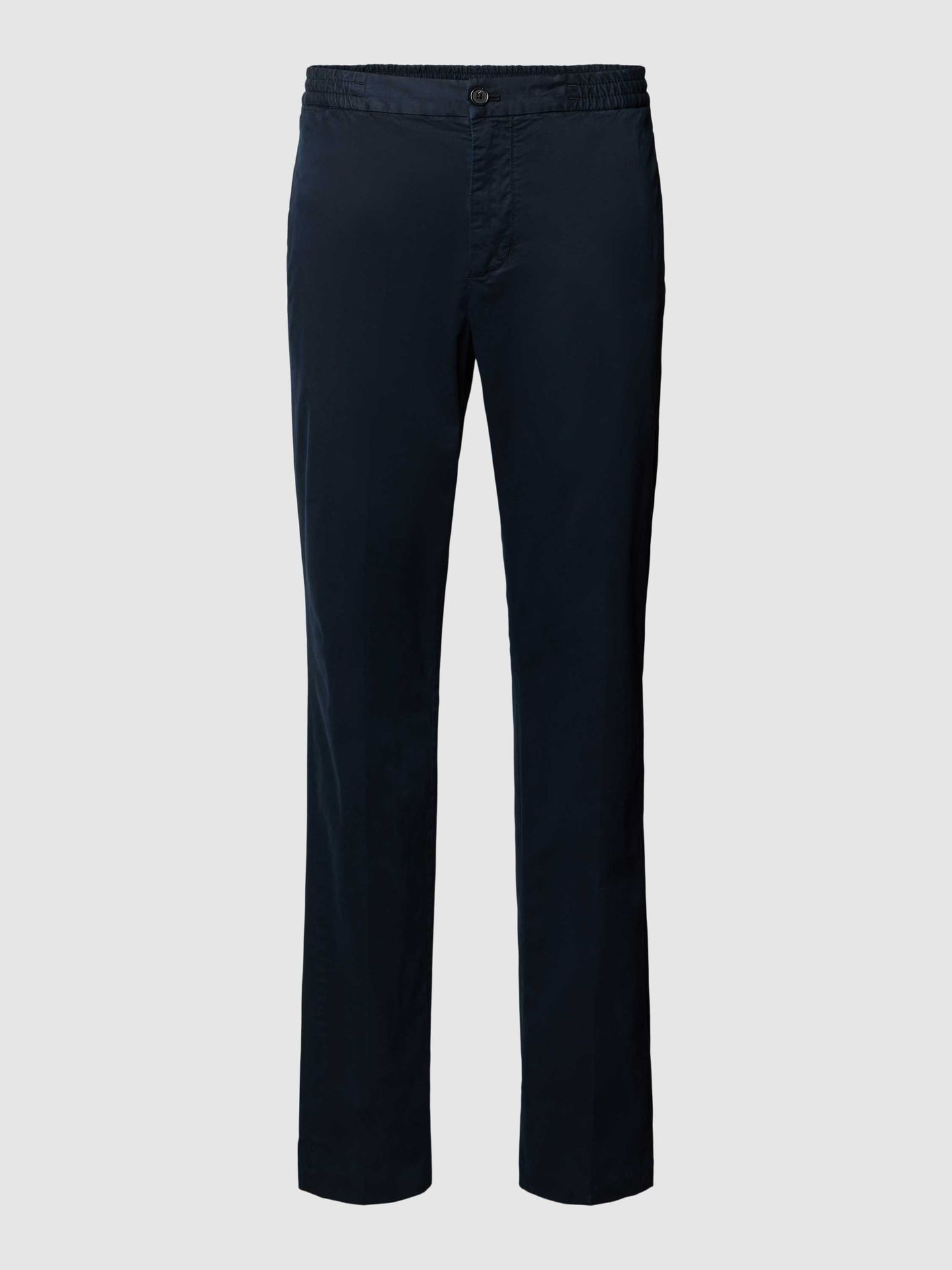 Chinosy o kroju slim fit z lamowanymi kieszeniami model 'CHELSEA'