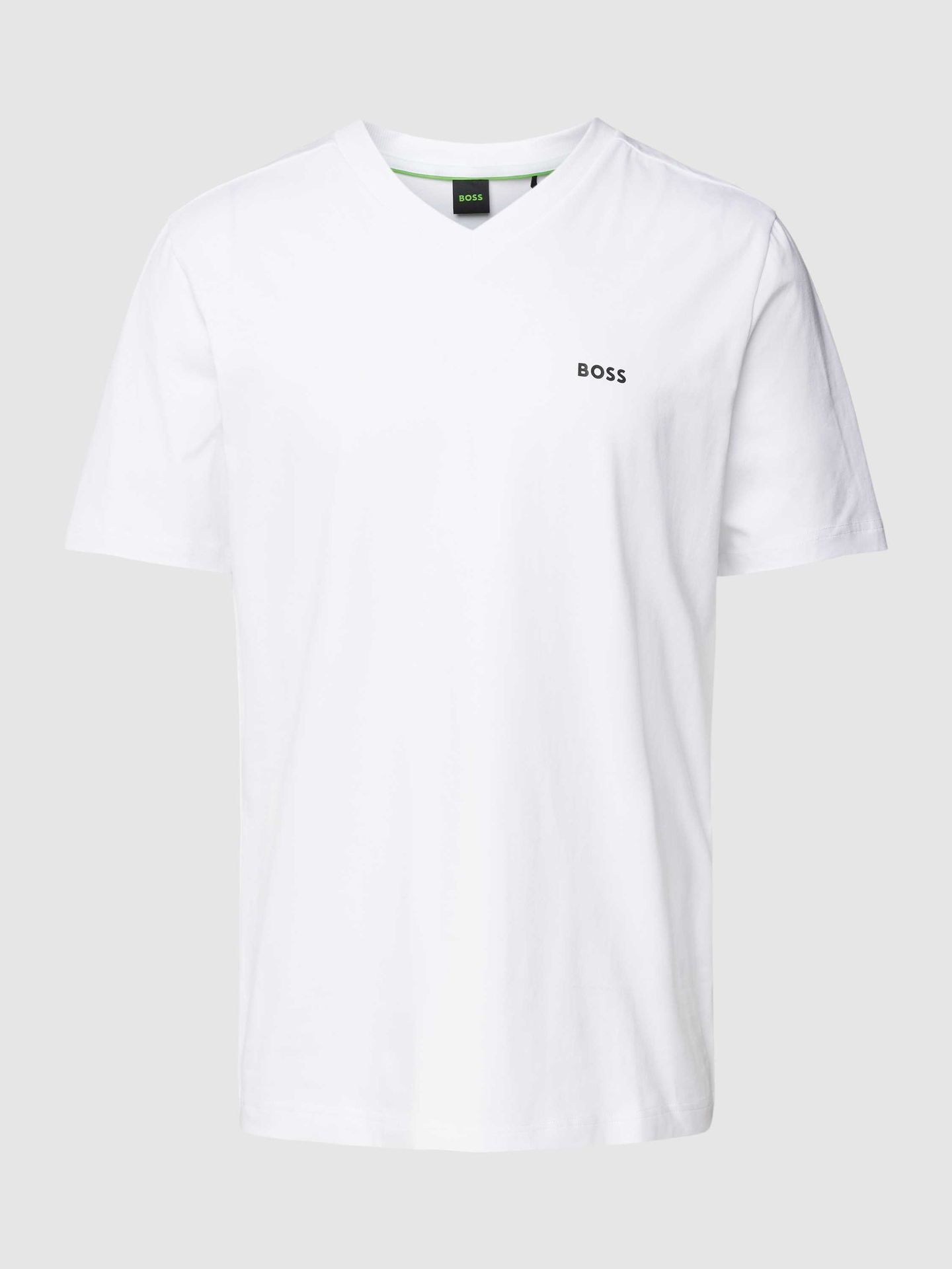 T-shirt z dekoltem w serek