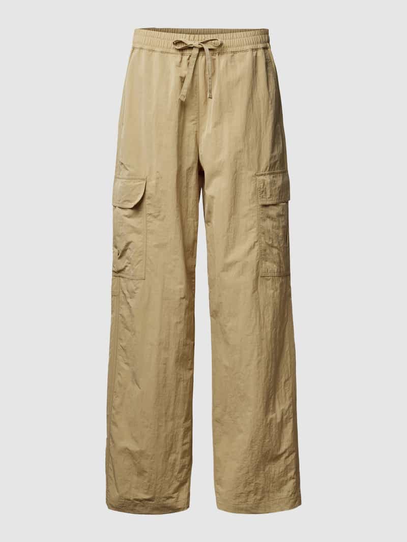 Spodnie cargo o kroju slim fit z elastycznym pasem
