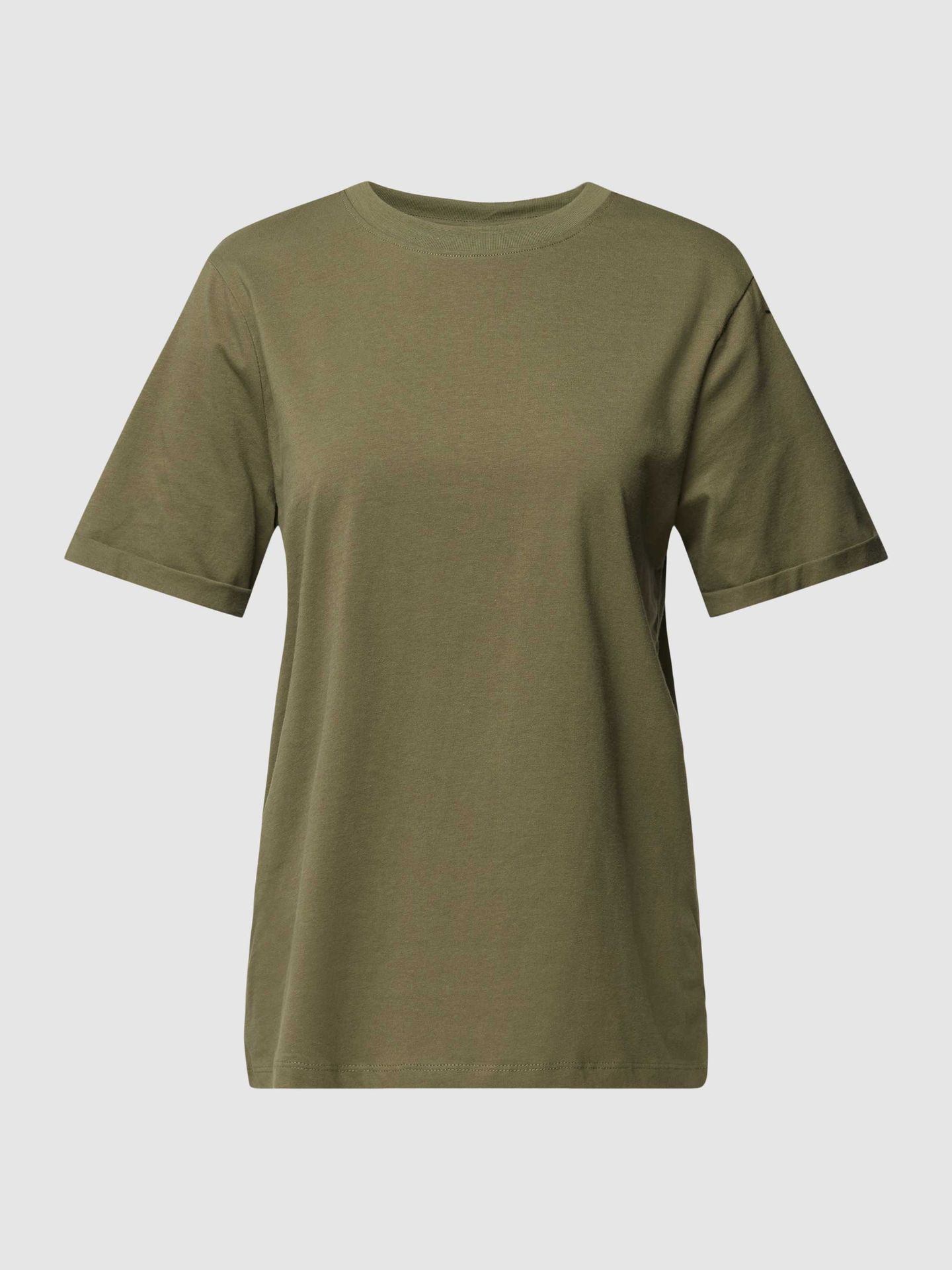 T-shirt w jednolitym kolorze model ‘RIA’