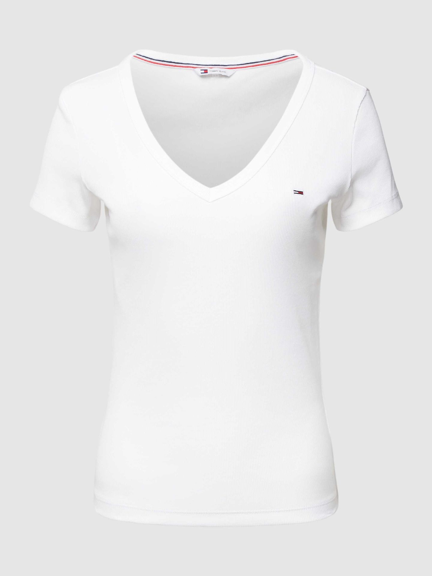 T-shirt z wyhaftowanym logo