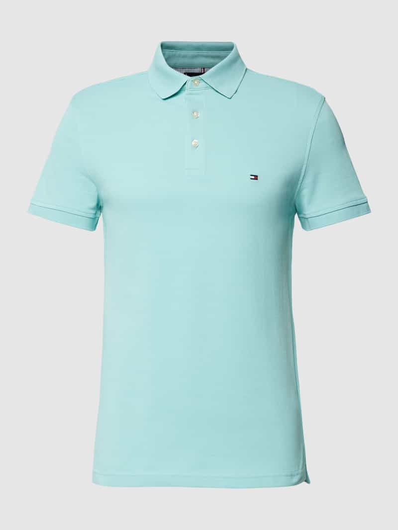 Koszulka polo o kroju slim fit ze wzorem w paski model ‘1985’