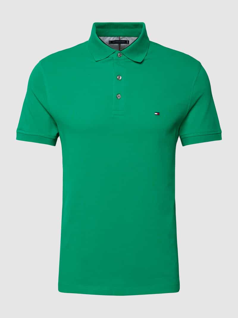 Koszulka polo o kroju slim fit ze wzorem w paski model ‘1985’