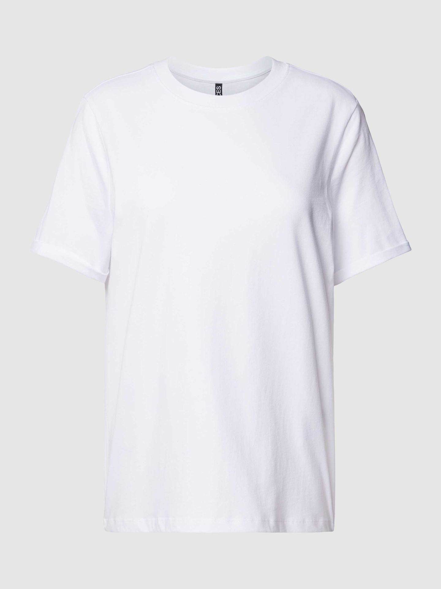 T-shirt w jednolitym kolorze model ‘RIA’