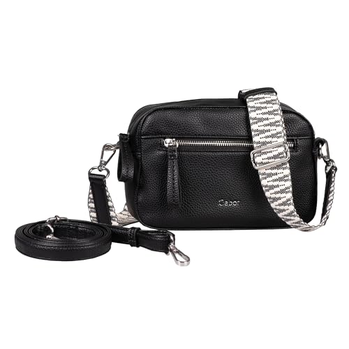 Gabor bags Silena damska torba na ramię, czarna, czarny, m