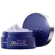 NIVEA Cellular Expert Filler bardzo skuteczny krem przeciwzmarszczkowy na noc (50 ml), bardzo ujędrniający krem na noc z efektem uzupełniającym, przeciwzmarszczkowy krem na noc