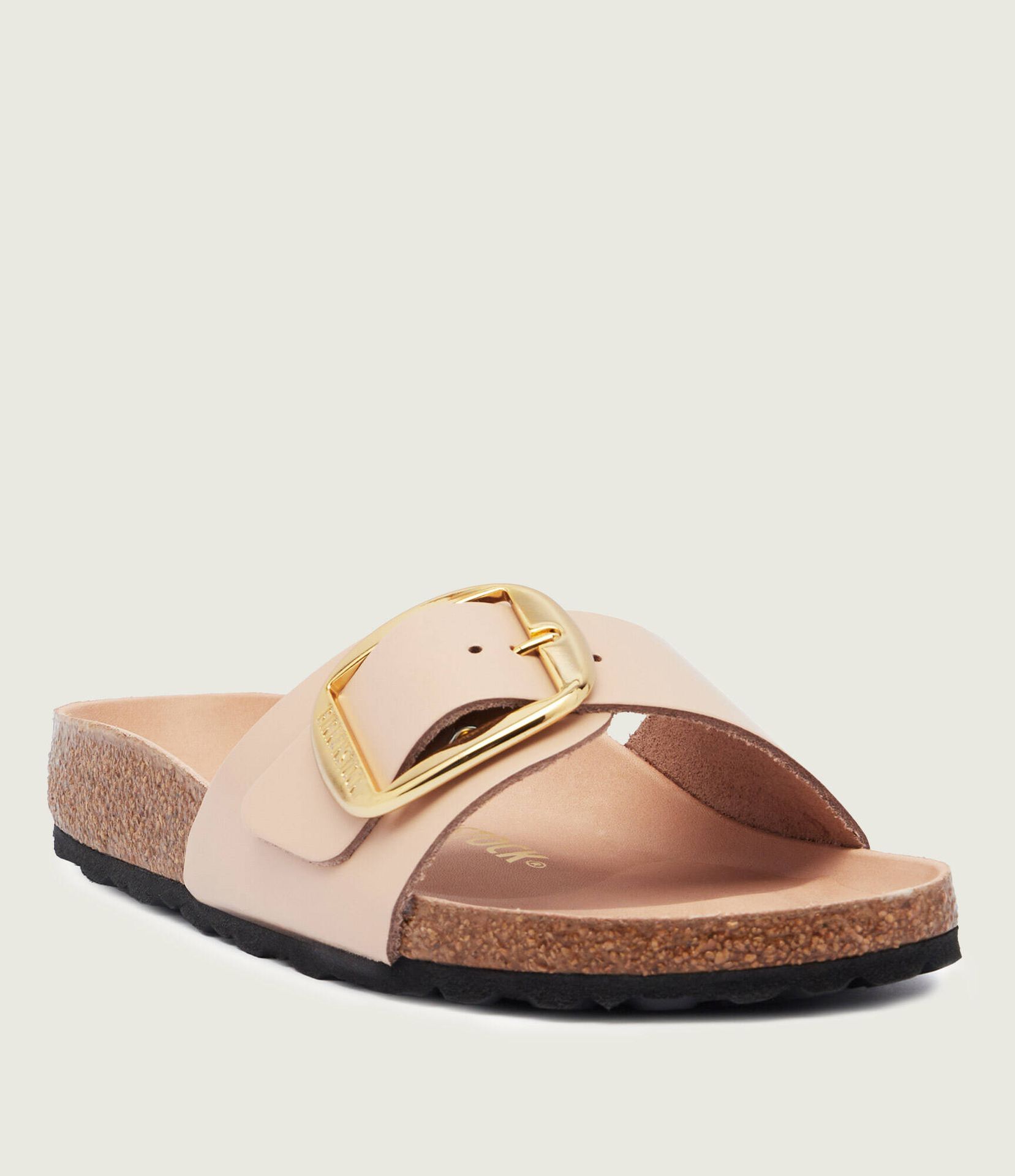 Birkenstock Skórzane klapki Madrid BB narrow fit