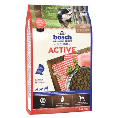 Bosch Petfood Active, drób (nowa receptura) 3kg