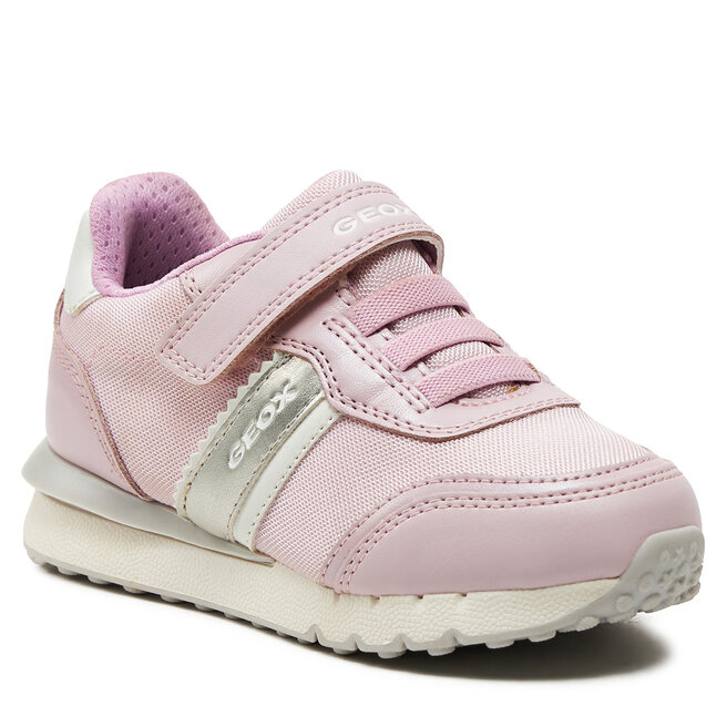 Sneakersy Geox J Fastics Girl J26GZB 0NF14 C0550 S Pink/White