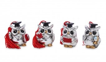 Figurka Sowa Mix Wzorów 1 Sztuka 4,5X3X3