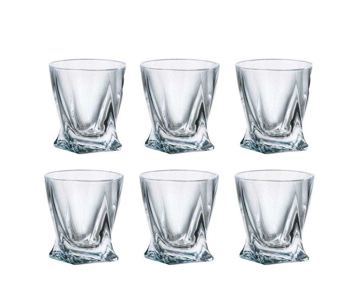 Bohemia Crystalite s.r.o QUADRO KIELISZEK WÓDKA 055 9K7/2K936/0/99A44/055-669 tumbler