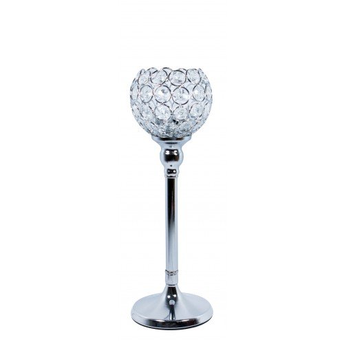 Świecznik Okrągły 40/12/12 Srebrny