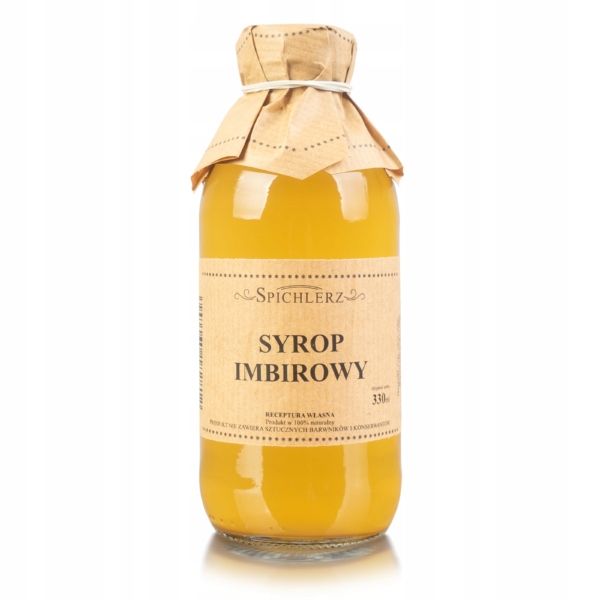 Syrop Imbirowy Spichlerz 330ml 100% Naturalny