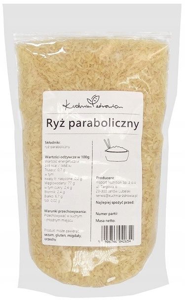 Ryż paraboliczny KUCHNIA ZDROWIA 1kg paraboiled