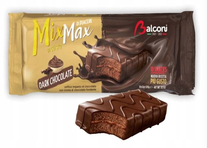 1x 320g BALCONI Mix Max dark chocolate ciastka