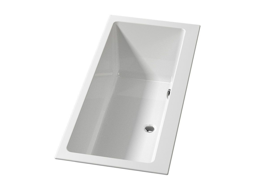 Riho Lugo Wall Wanna prostokątna 180x80 cm do zabudowy biały połysk B159001005