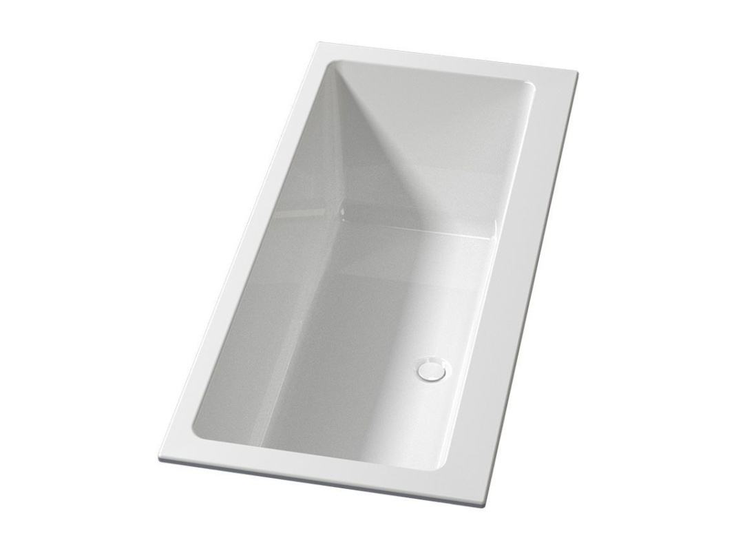 Riho Rethink Cubic Wall Wanna prostokątna 180x80 cm do zabudowy biały połysk B160001005