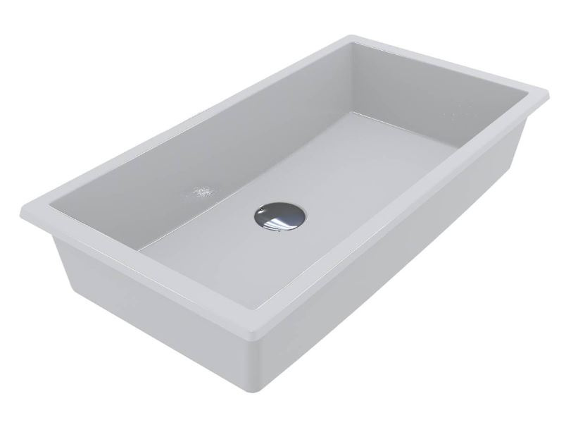 Miraggio Bogota 605 Umywalka podblatowa 66,1x34,6 cm biały połysk 0000493