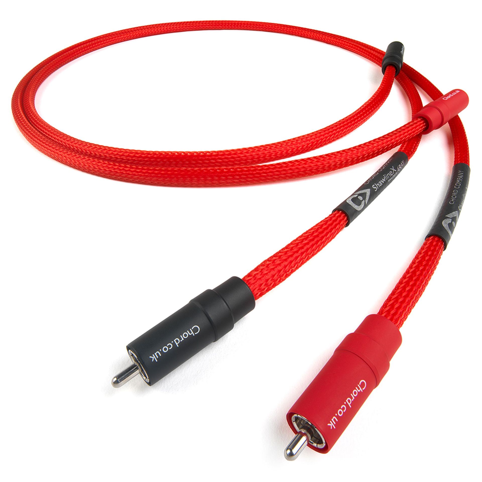 Chord ShawlineX ARAY Analogue RCA - Kabel interkonekt stereo RCA 1m 1m ✦ SALON ✦ ZAPYTAJ O RABAT ✦ RATY 30x0%