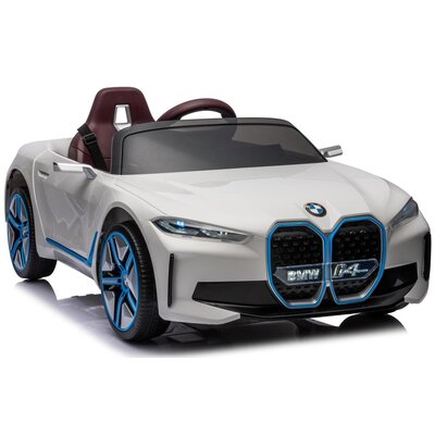 Samochód dla dziecka ENERO BMW I4 Biały | Bezpłatny transport