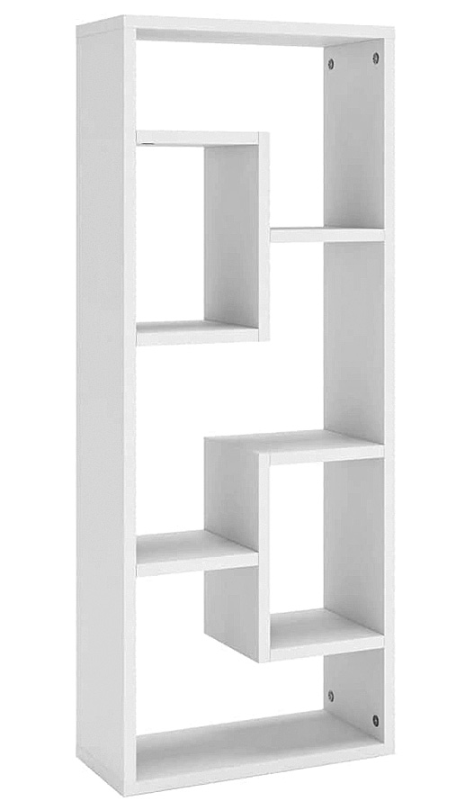 Biały nowoczesny regał wiszący lub stojący G7-C26