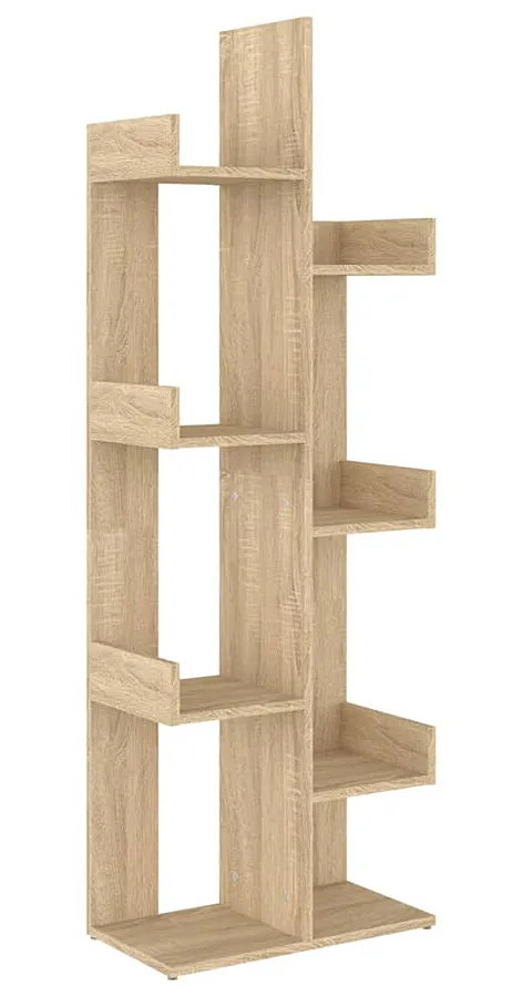 Minimalistyczny regał na książki dąb sonoma L2-R90