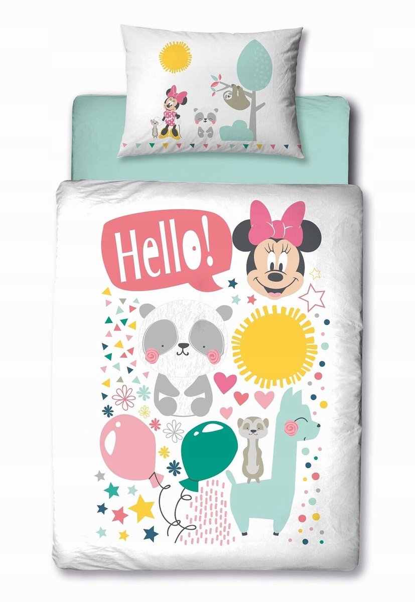 Komplet pościeli Minnie Mouse Disney 100 x 135 cm i 40cm x 60cm