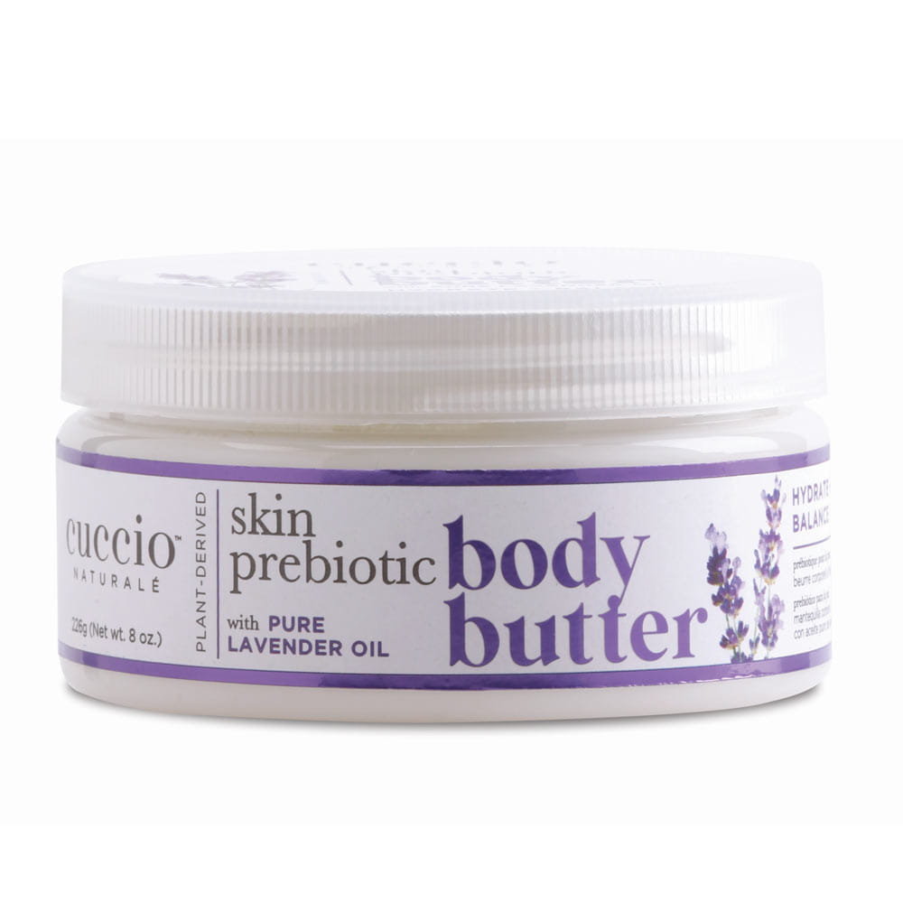 Cuccio, Skin Prebiotic, Masło nawilżające do ciała z olejkiem lawendowym, 226g