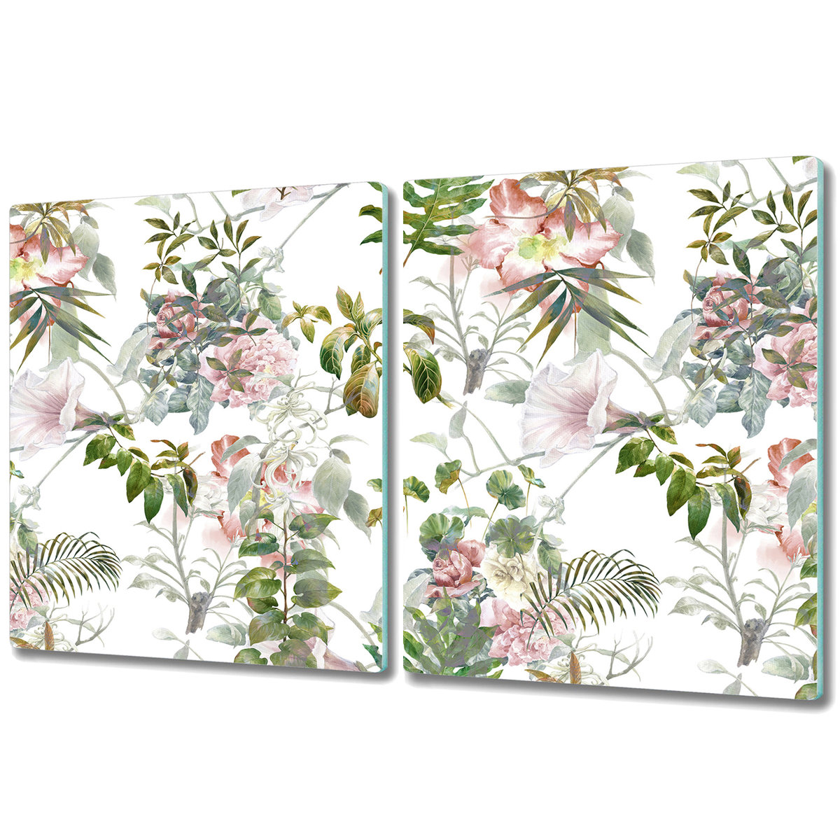 Deska Kuchenna z Wyjątkowym Printem - 2x 40x52 cm - Delikatny Kwiat