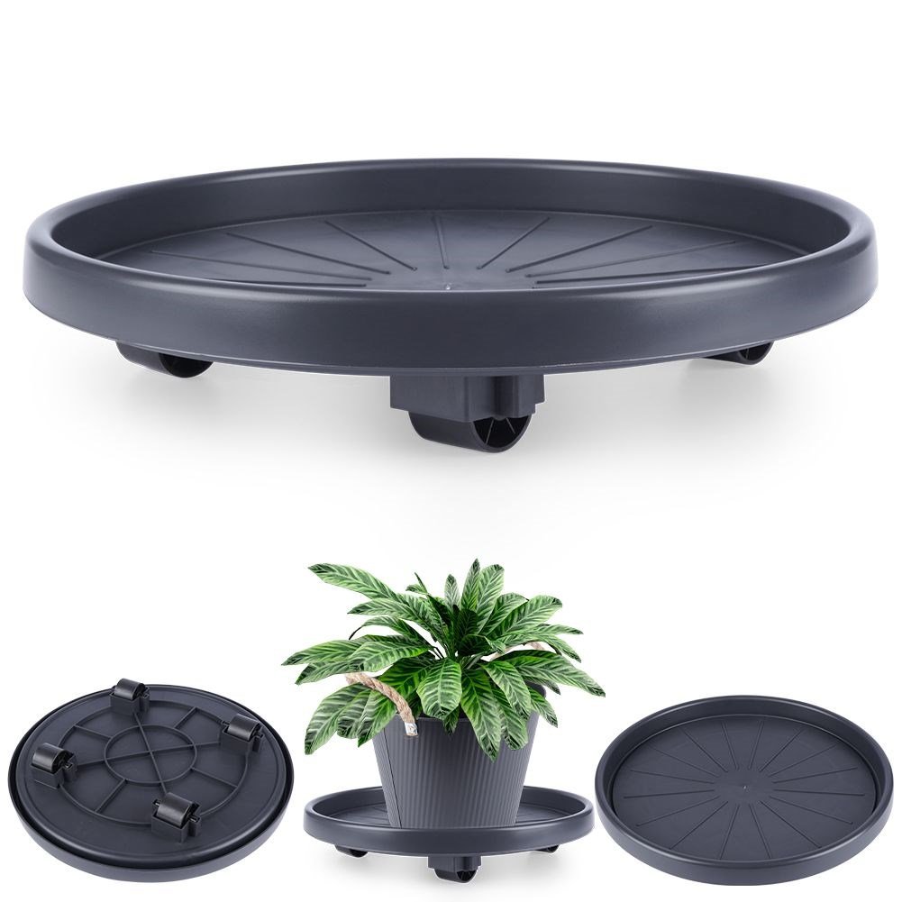 Podstawka pod doniczkę na kółkach do przesuwania na kwiatek 35 cm