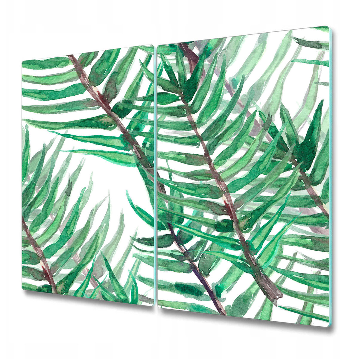 Deska z Dwóch Części - Print - Liście palmowe - 2x30x52 cm
